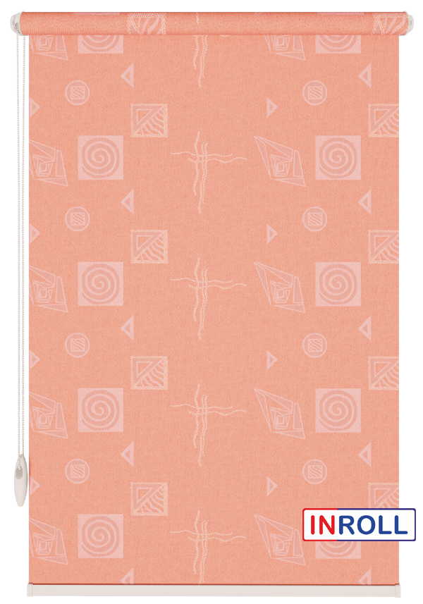 

Ролета тканевая INROLL Есо-Mini 120х165 см Ikea Розовый 1842