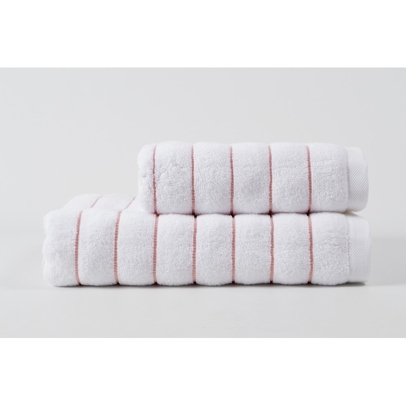 

Полотенце Irya - Wendy microcotton beyaz-a.pembe розовый 70*130