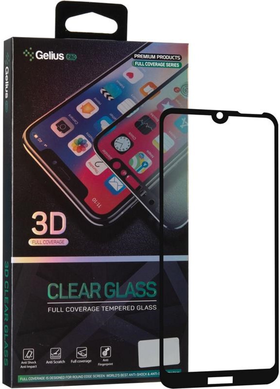 

Защитное стекло Gelius Pro для Huawei Y6 (2019) Black