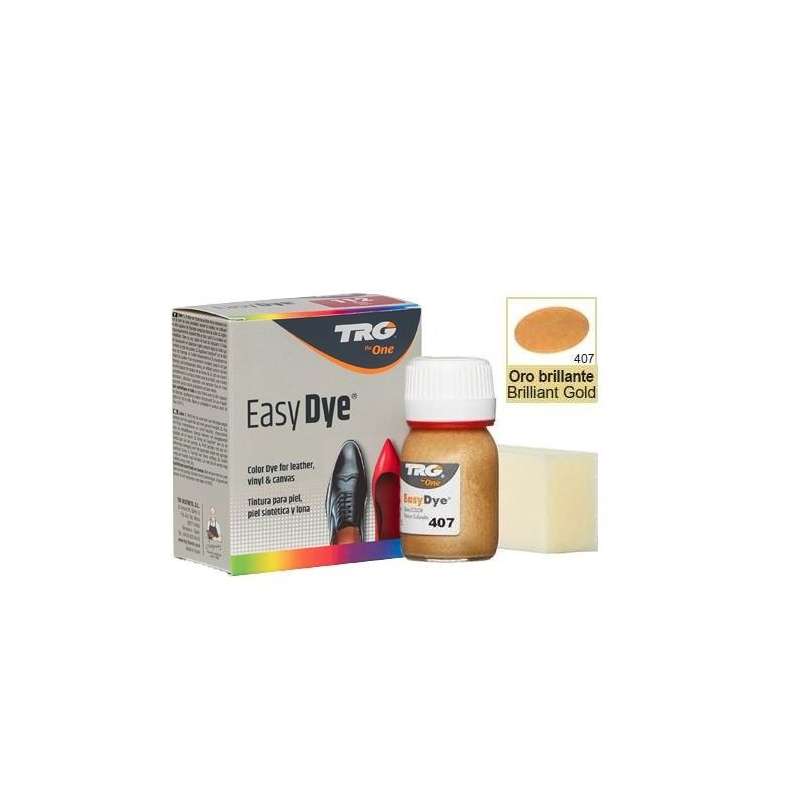 

Краска для обуви золото 407 TRG Easy Dye Metallic, 25 мл