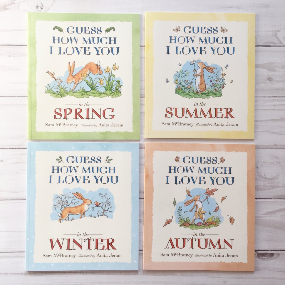 

Книга на английском языке Guess How Much I love You (Seasons Collection) от автора Sam McBratney и издательства Walker Books Ltd из Великобритании