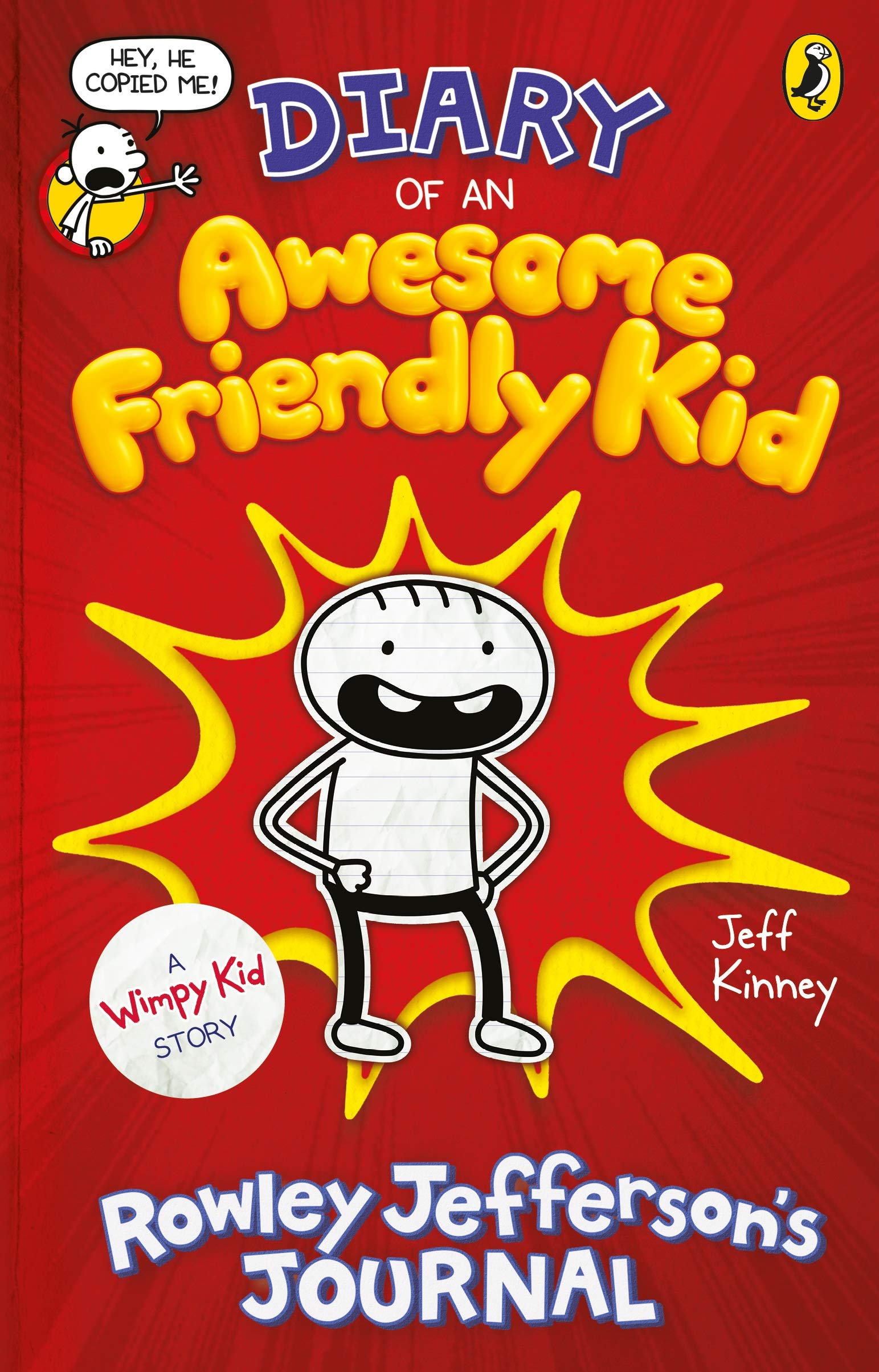 

Книга на английском языке Diary of an Awesome Friendly Kid: Rowley Jefferson's Journal от автора Jeff Kinney и издательства Penguin Books из Великобритании