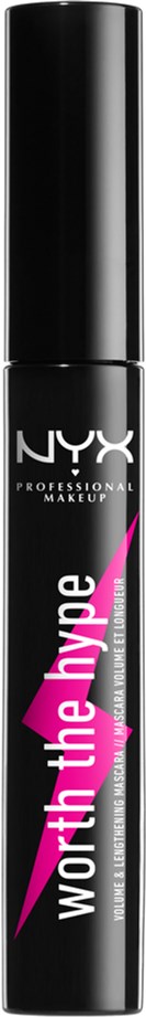 Акція на Тушь для ресниц NYX Professional Makeup Worth The Hype Mascara 01 Black 7 мл (800897140250) від Rozetka UA