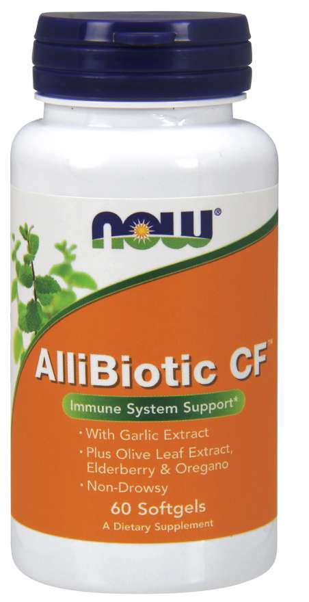 

Специальный продукт NOW AlliBiotic CF Softgels 60 капсул (4384301712)