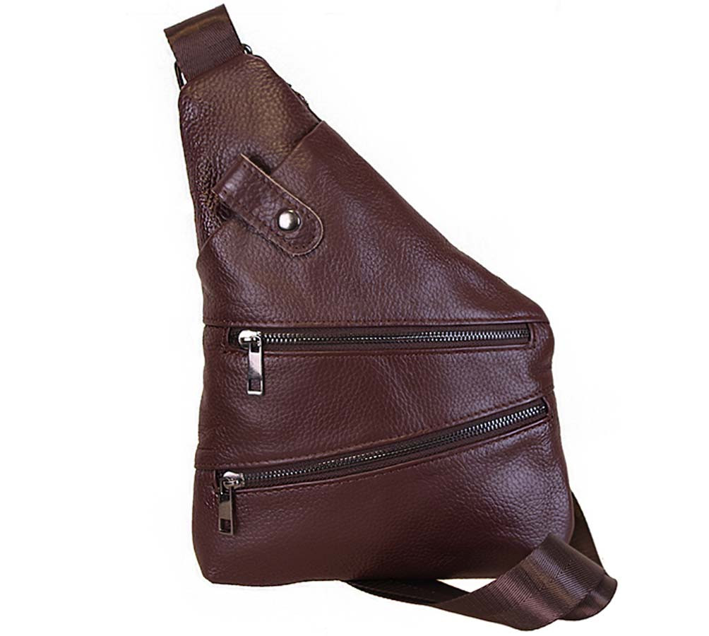 

Мужская кожаная сумка Dovhani R1901BROWN-111 Коричневая