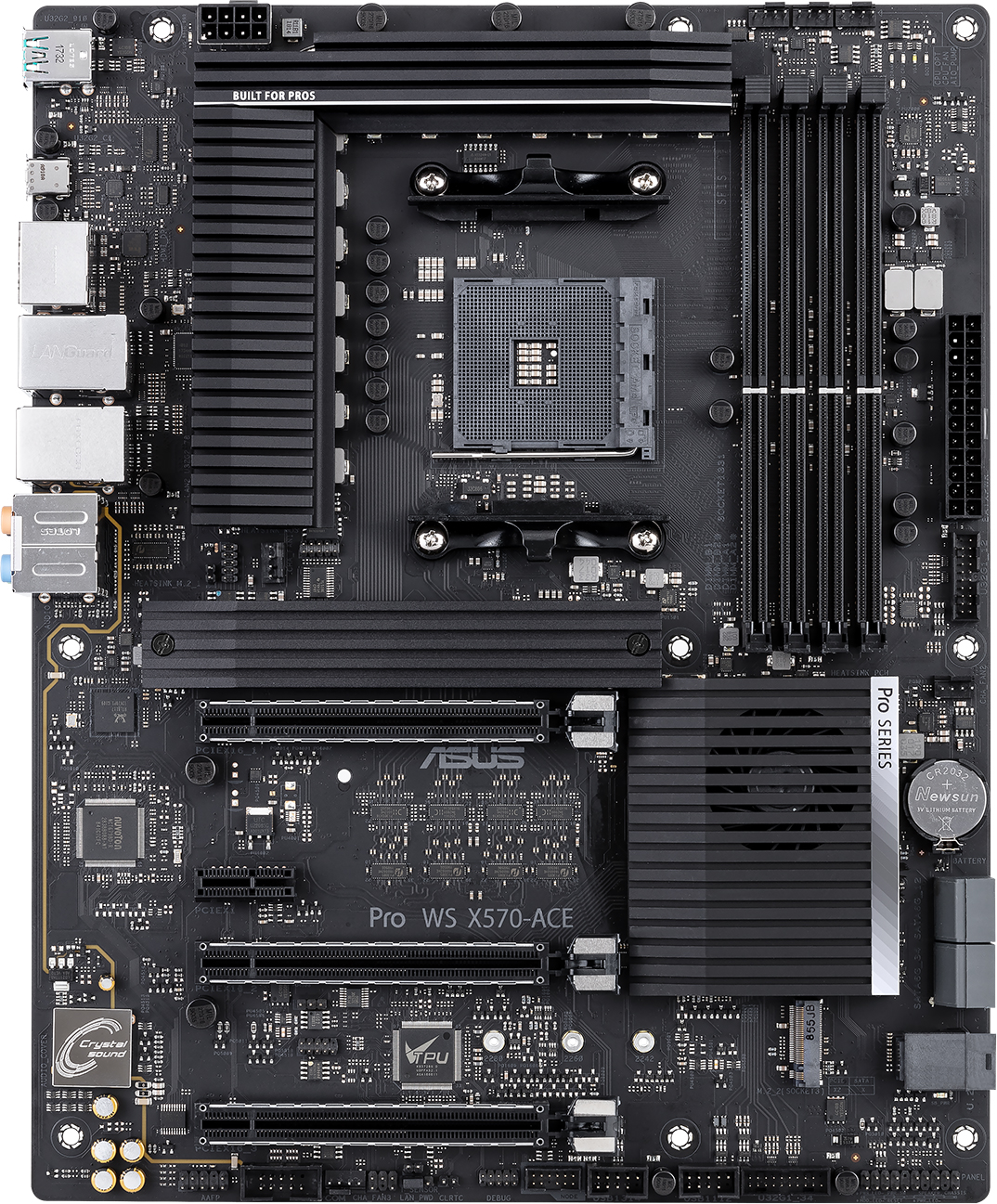 Материнская плата Asus Pro WS X570-Ace (sAM4, AMD X570, PCI-Ex16 ...