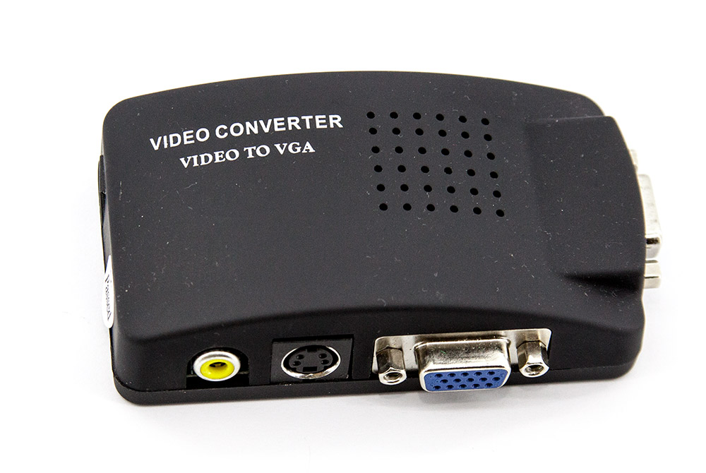 Конвертер для тв. Конвертер VGA RCA. Av to VGA переходник. VGA вход на телевизоре. Преобразователь s-Video.
