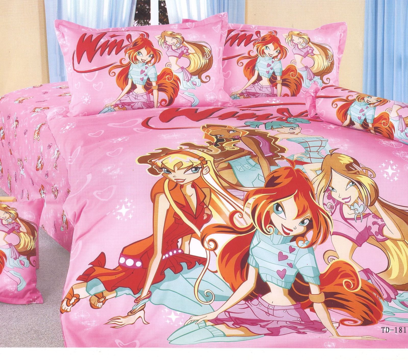 

Постельные наборы KESSAR POLLO 160*200 160/220/Winx pink