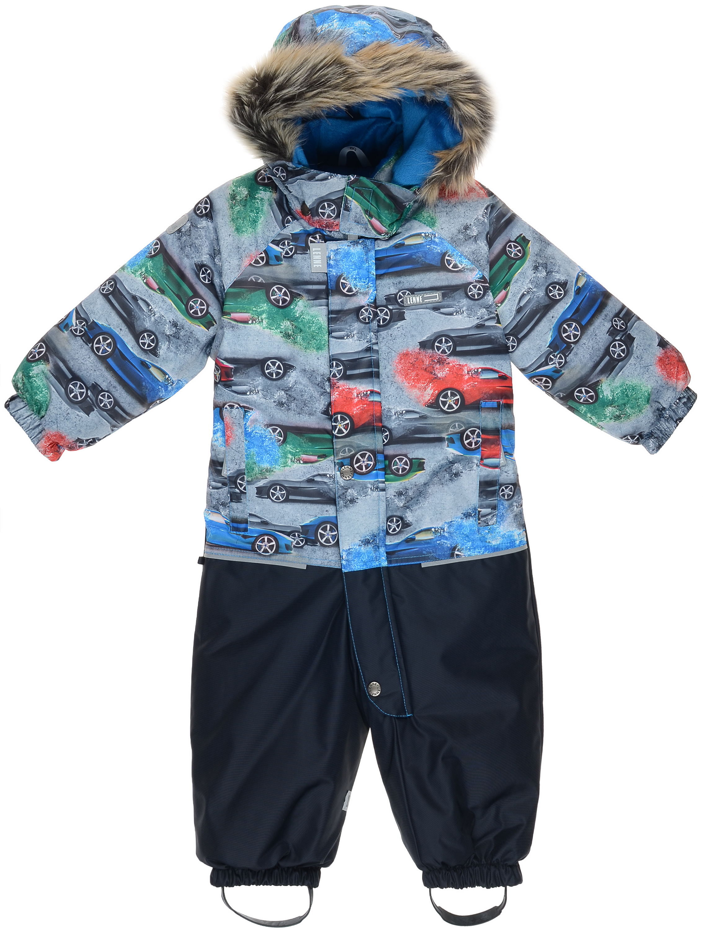

Зимний комбинезон Lenne Fun 19309/6000 74 см Серый с голубым