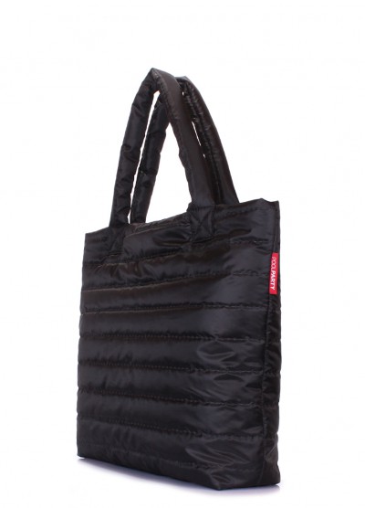 

Сумка женская дутая Poolparty PP4 Black New P-1258