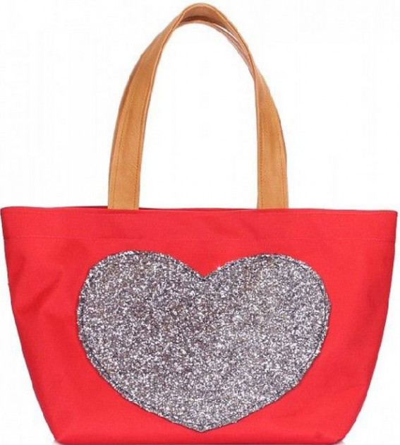 

Женская сумка с глиттером Poolparty Lovetote Красный (lovetote-oxford-red)