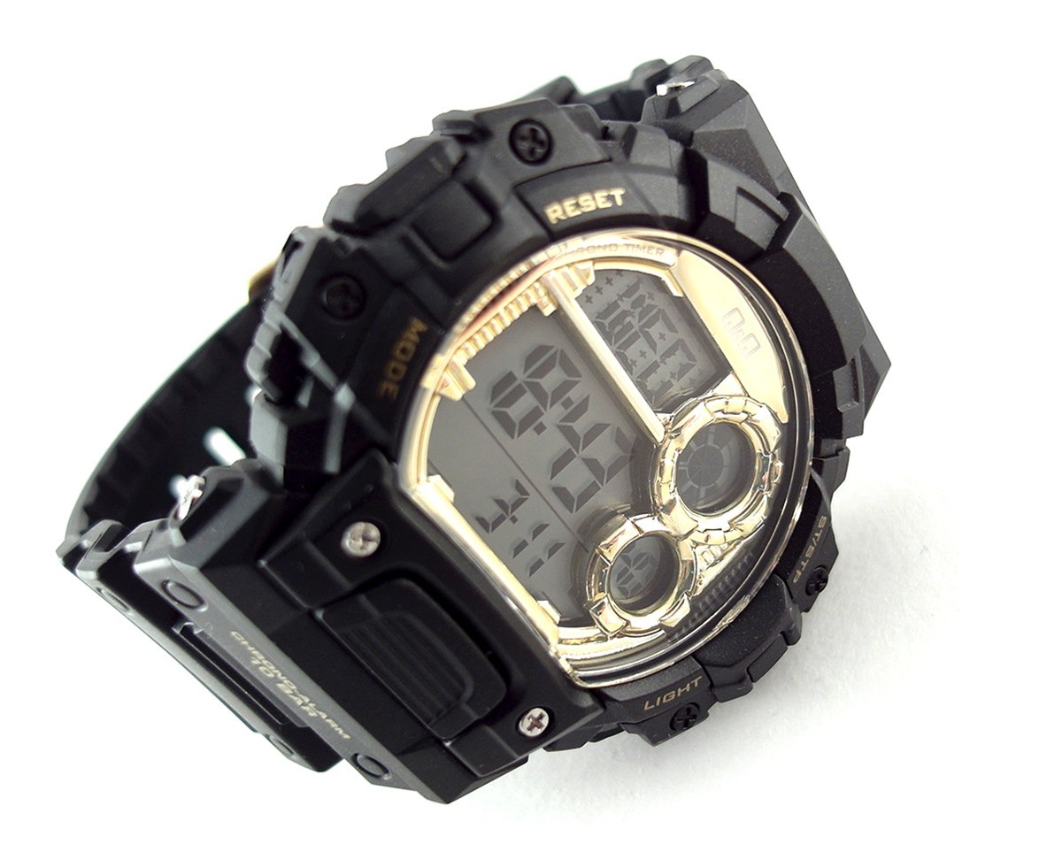 

Часы Q&Q Chrono gold 10Bar спортивные (0053)