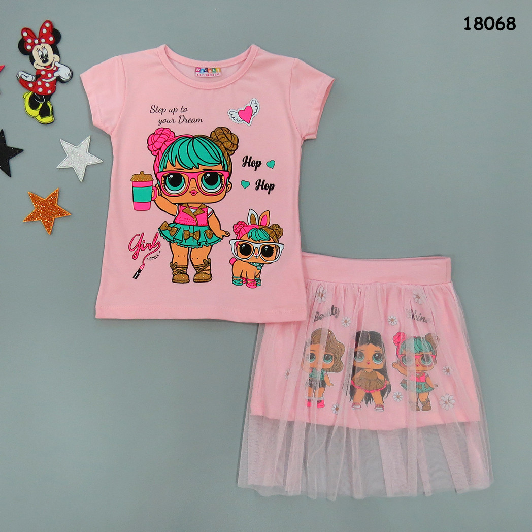 

Костюм LOL Hacali kids для девочки 86-92 см Светло-розовый 18068