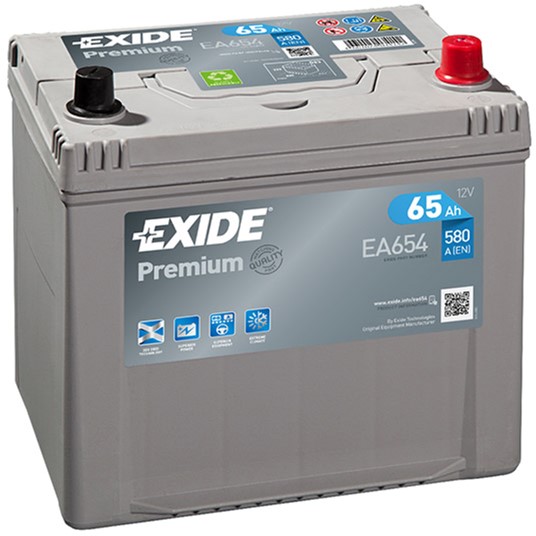 Аккумулятор exide premium ea654