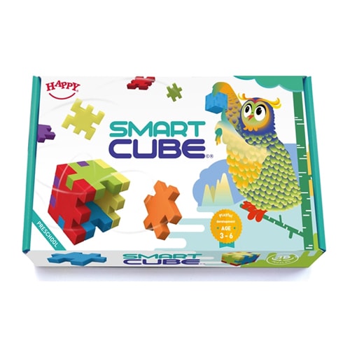 

Объемный пазл для детей Smart Cube Happy pack | Набор из 24 головоломок