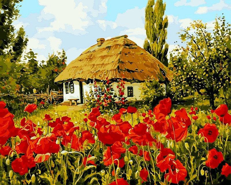 

Картина по номерам DIY Babylon Домик в маках (VPS355) 50 х 65 см (176202)