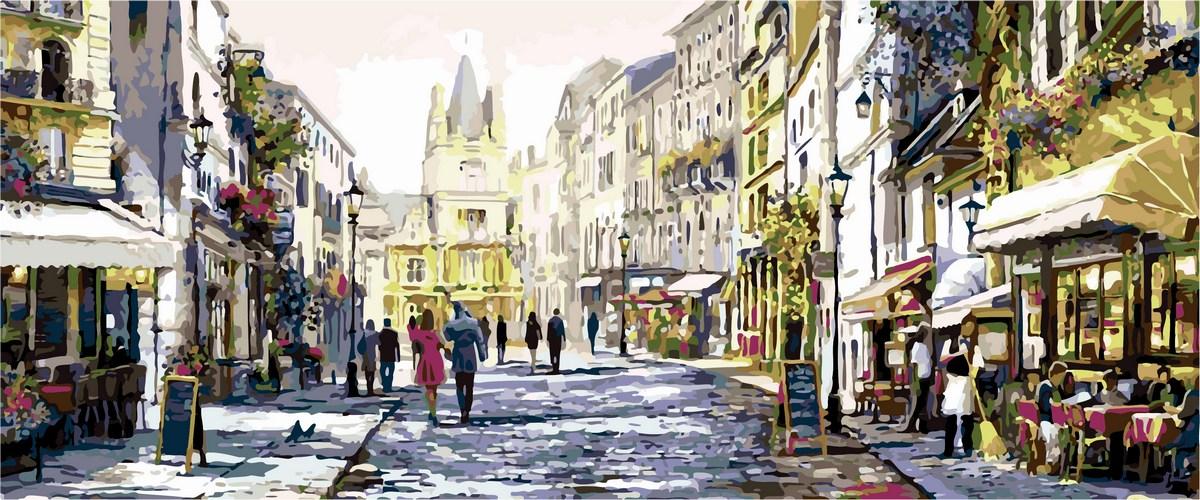 

Картина по номерам DIY Babylon Триптих Летний вечер в Париже (VPT026) 50 х 150 см (157200)