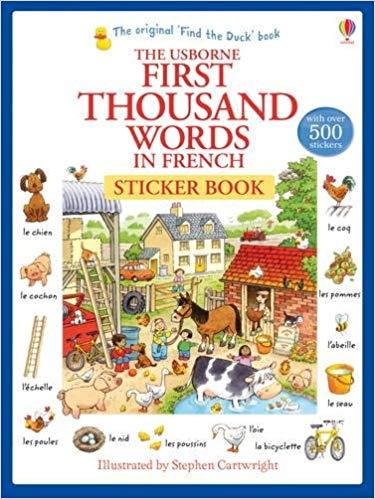 

Книга First 1000 Words in French. Sticker Book
