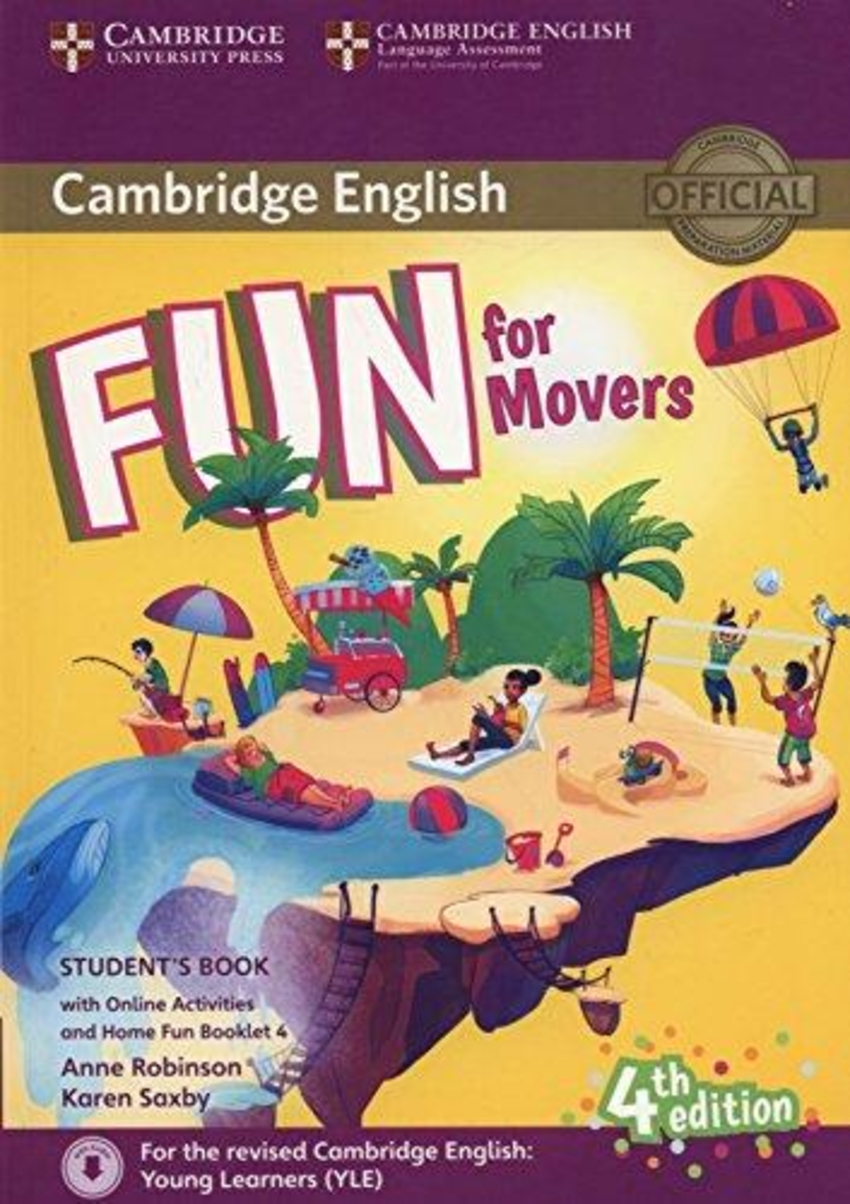 

Книга Fun for Movers 4th ed Student's Book with Online Activities with Audio and Home Fun Booklet