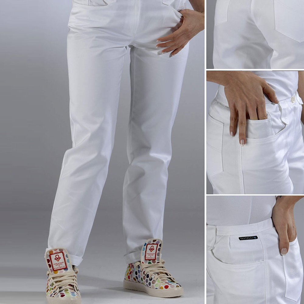

Брюки медичні Pastelli Jeans Білі XS
