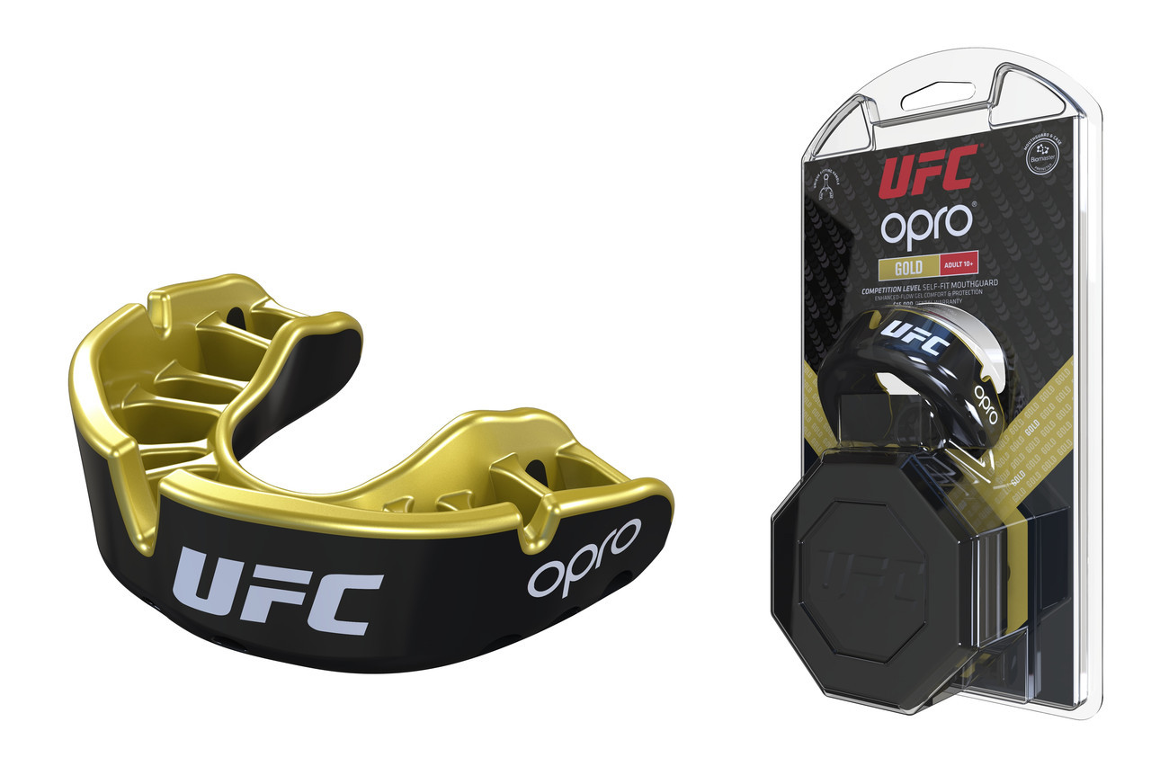 

Капа Opro Gold Ufc Hologram Black Metal-Gold - 145153
