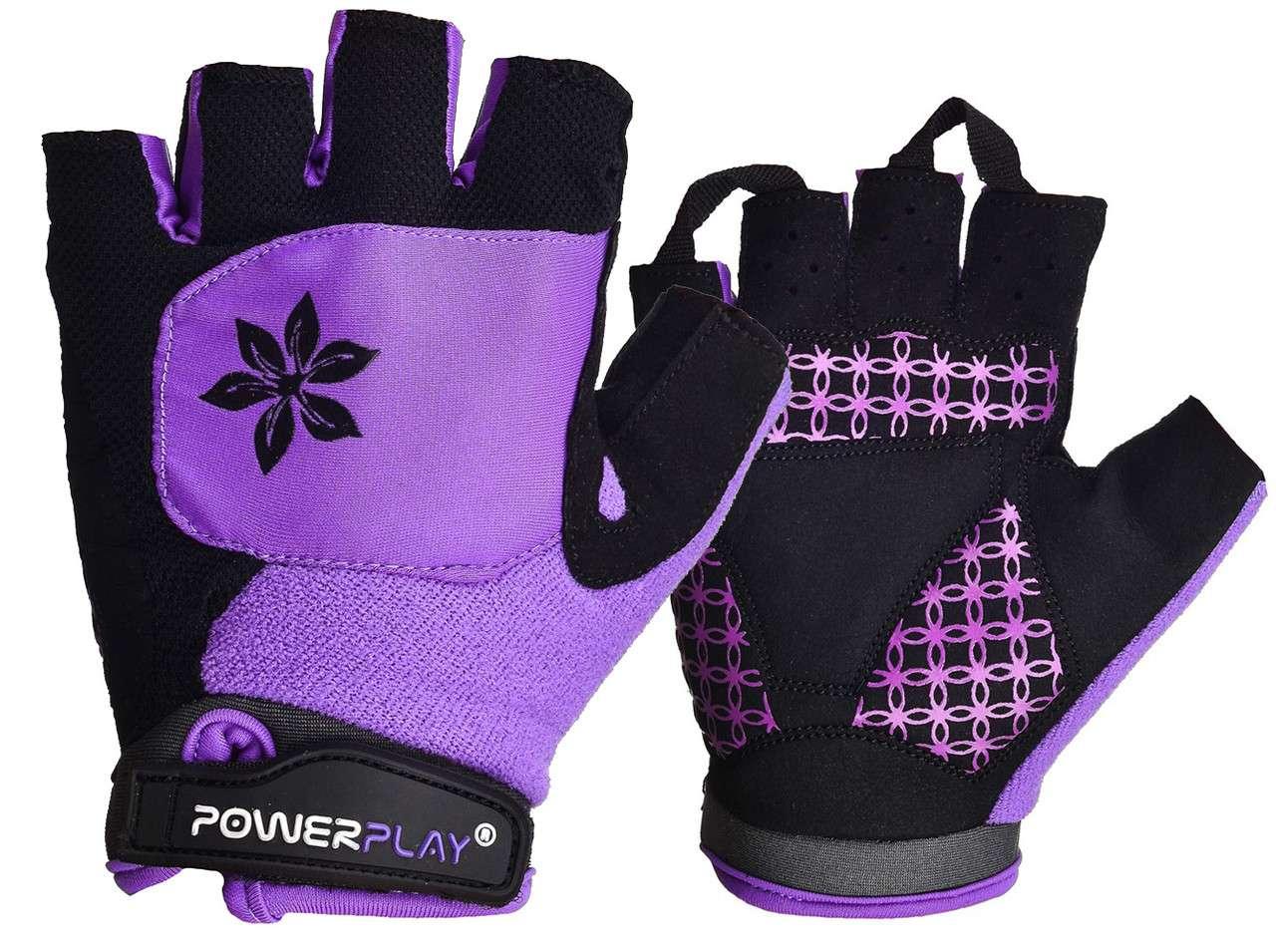 

Велорукавички PowerPlay 5284 Фіолетові XS - 144507