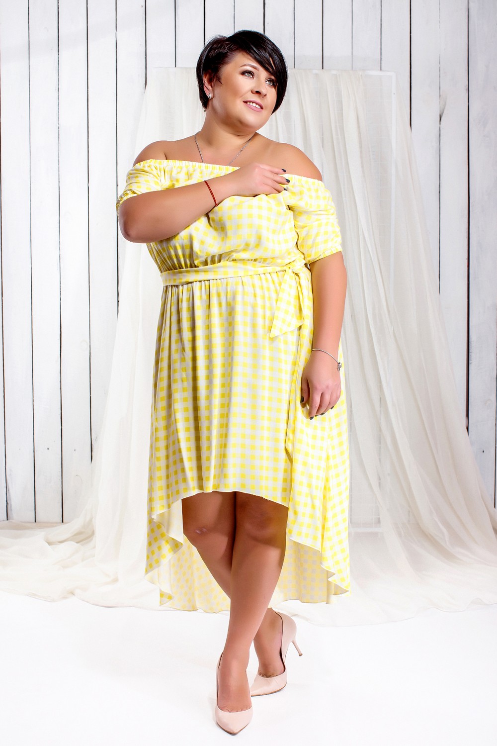 

Платье Modna Anka 412746 Onesize Желтое (412746-yellow)