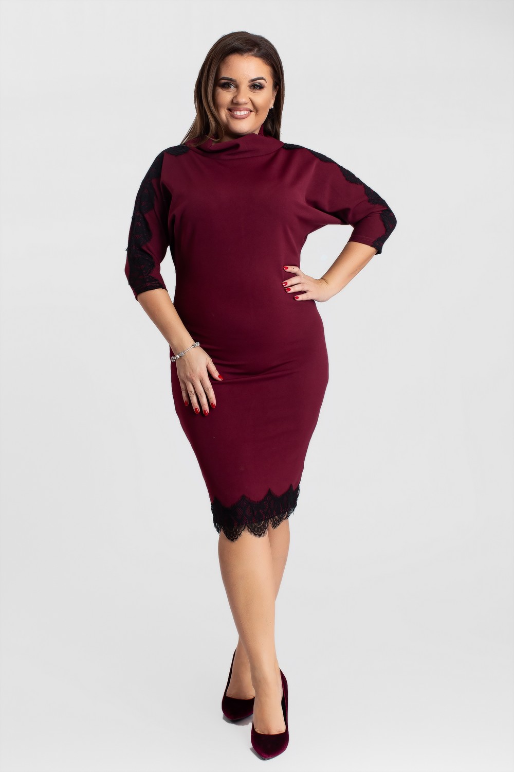 

Платье Modna Anka 412667 L-XL Марсала (412667-marsala-L)