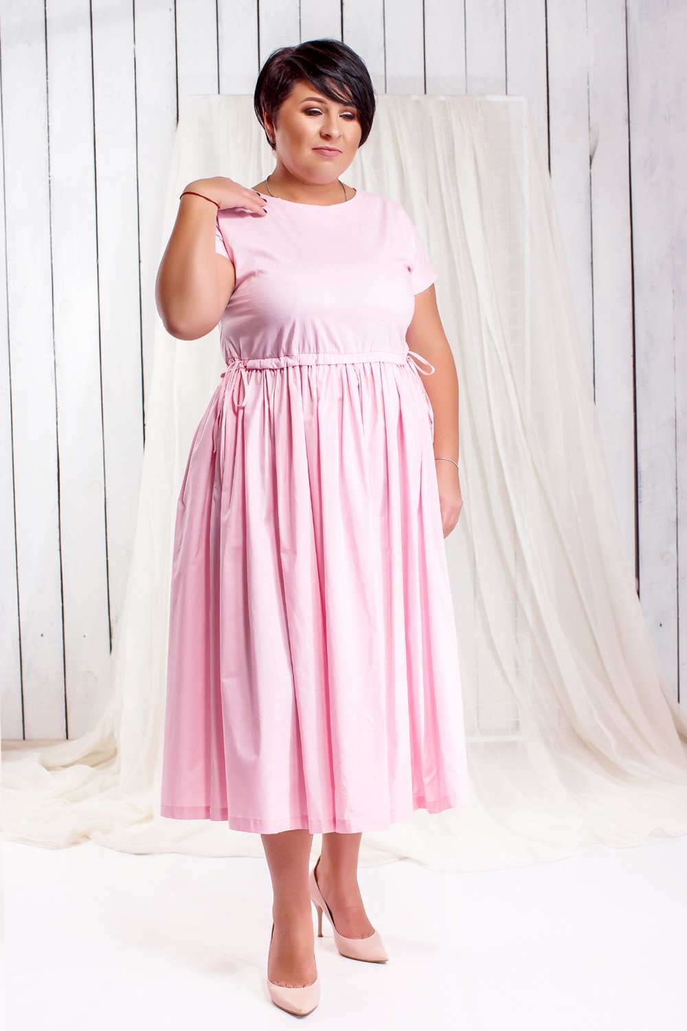

Платье Modna Anka 412652 L-XL Розовое (412652-pink-L)