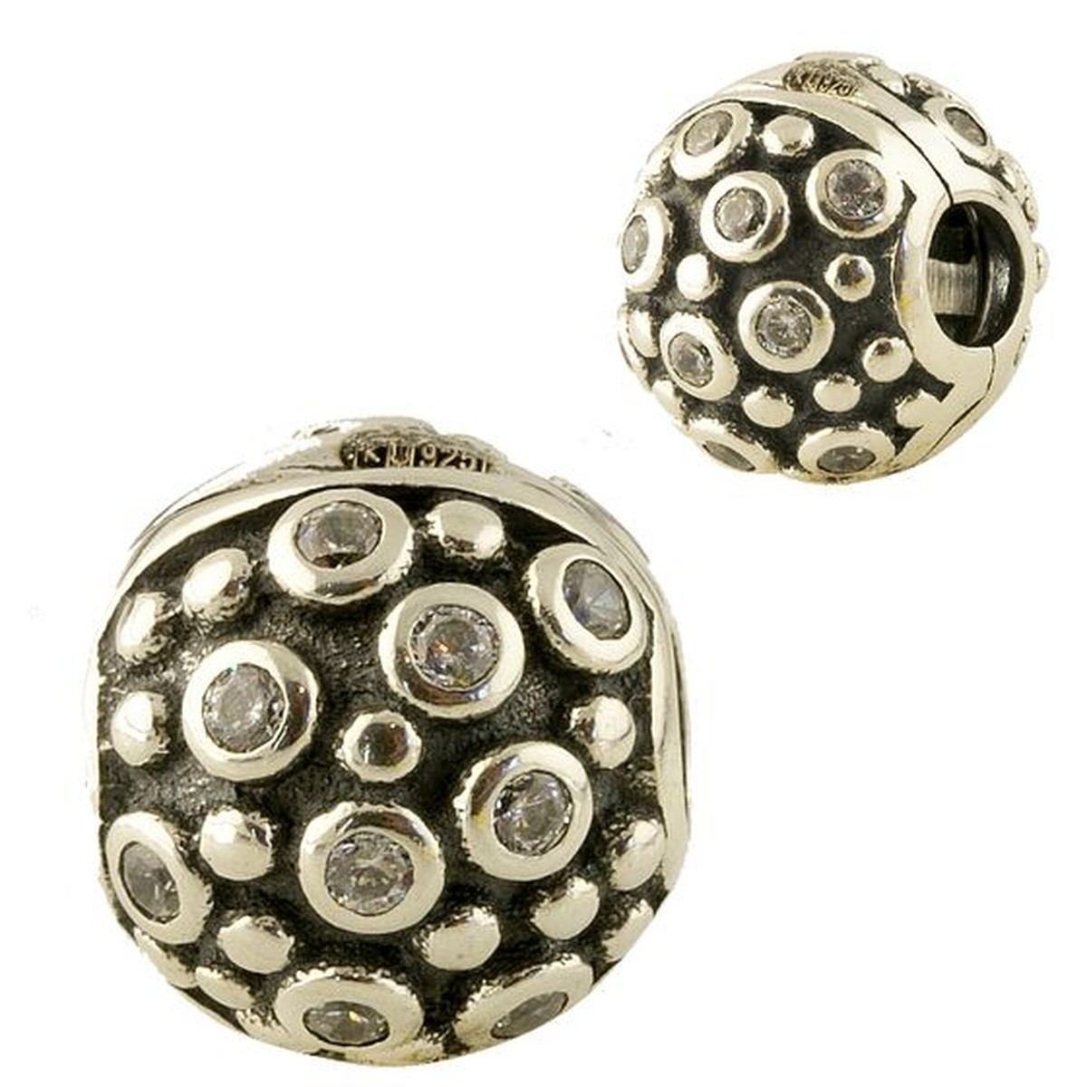

Серебряный шарм SilverLine с фианитами