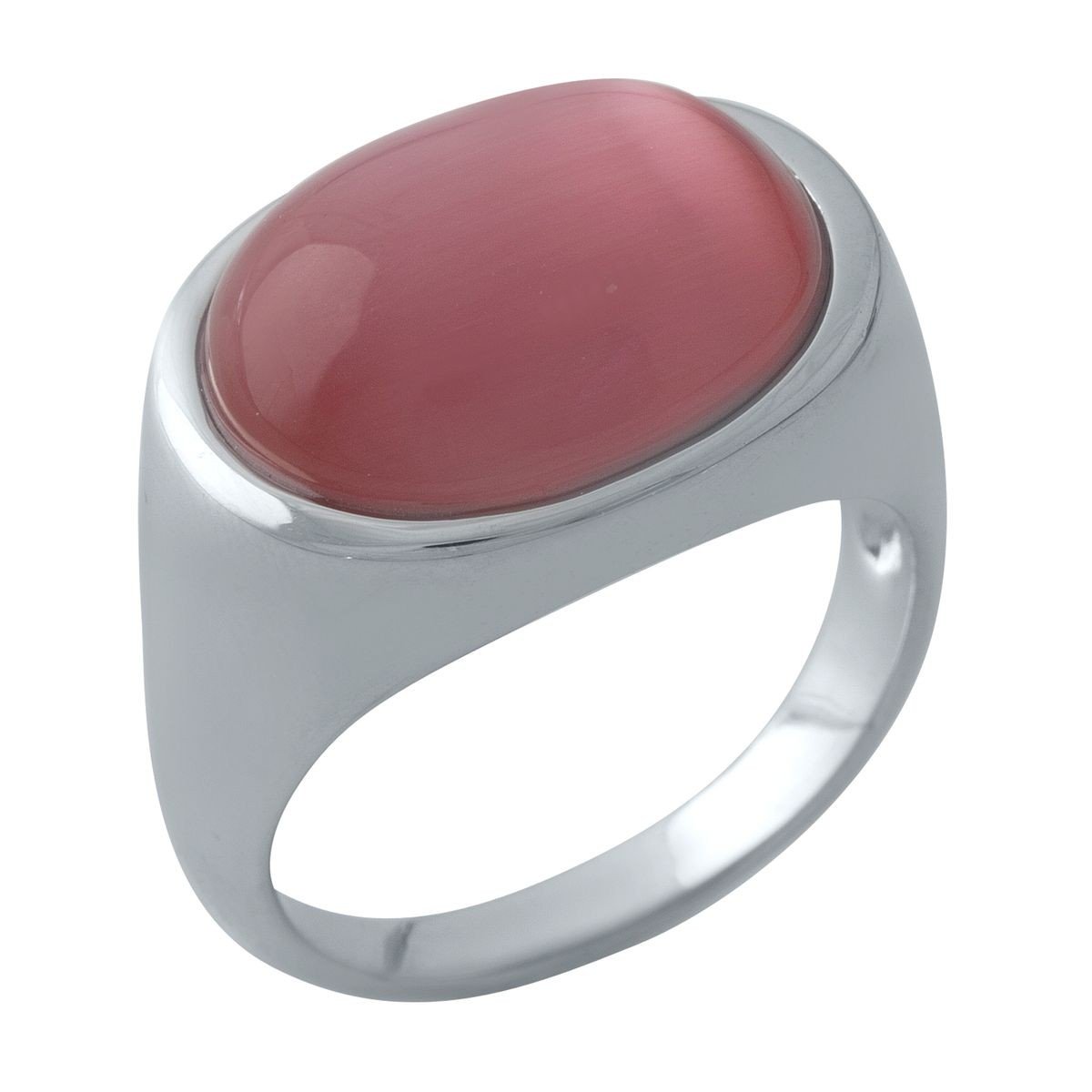 

Серебряное кольцо SilverBreeze с кошачим глазом 17.5 размер