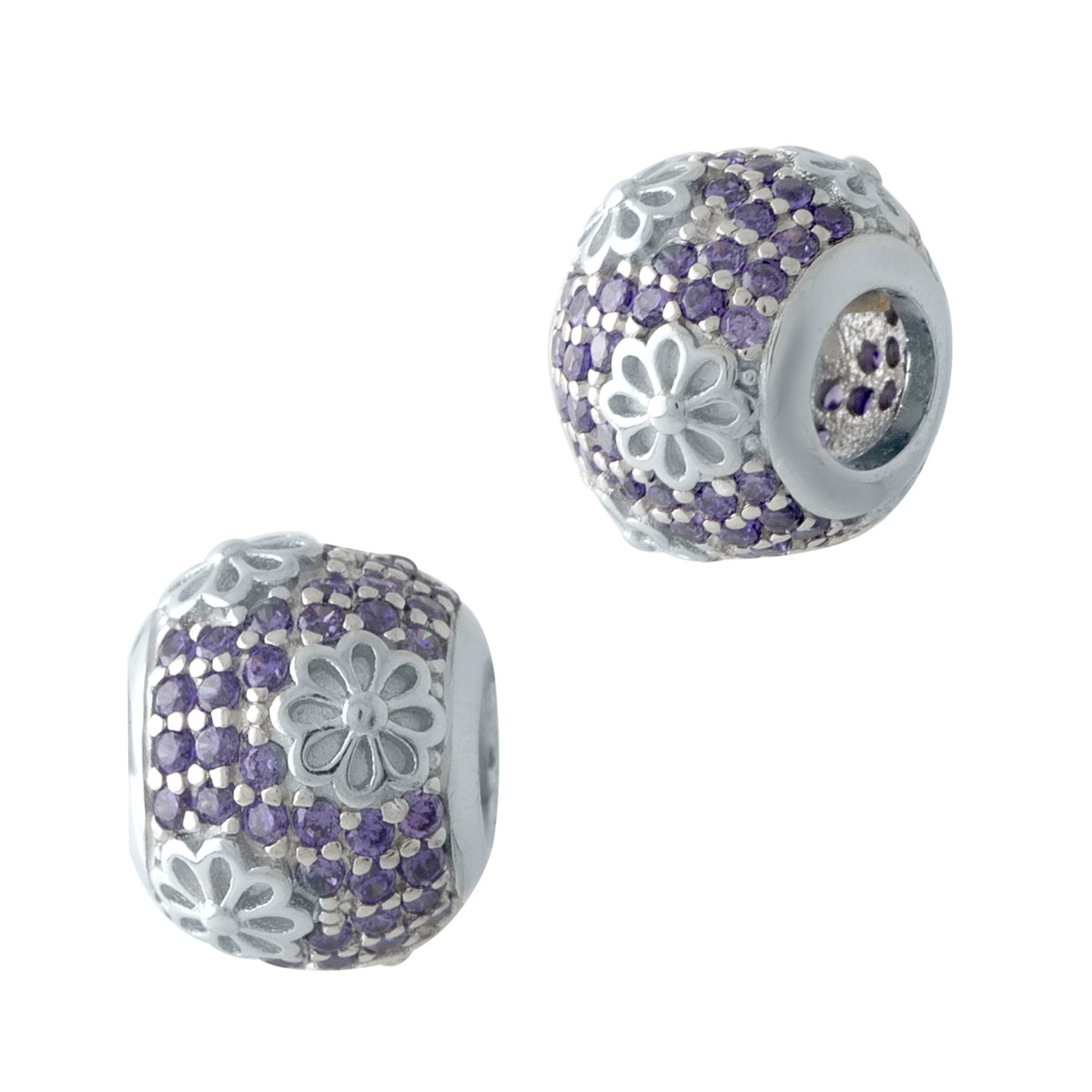 

Серебряный шарм SilverLine с фианитами
