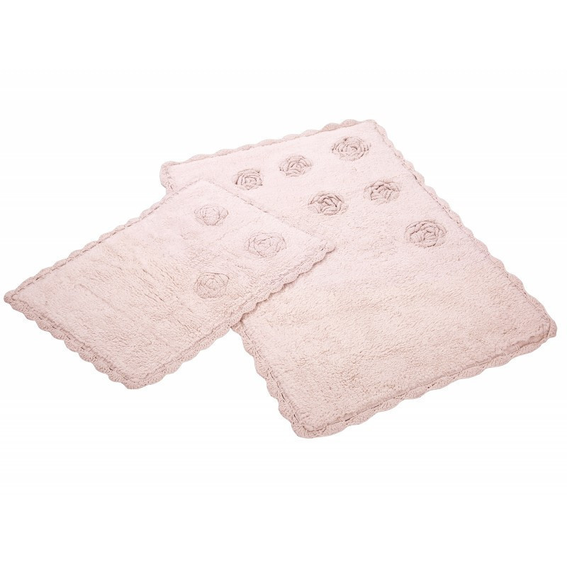 

Набор ковриков Irya - Blossom pembe розовый 60*90+40*60