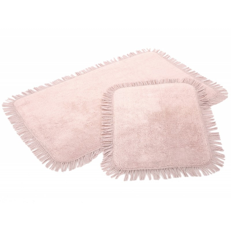 

Набор ковриков Irya - Axis pembe розовый 60*90+40*60