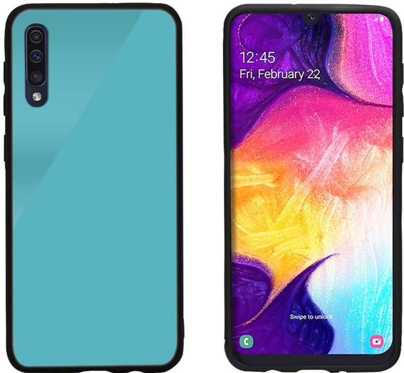 

Панель Intaleo Real Glass для Samsung Galaxy A50 Blue