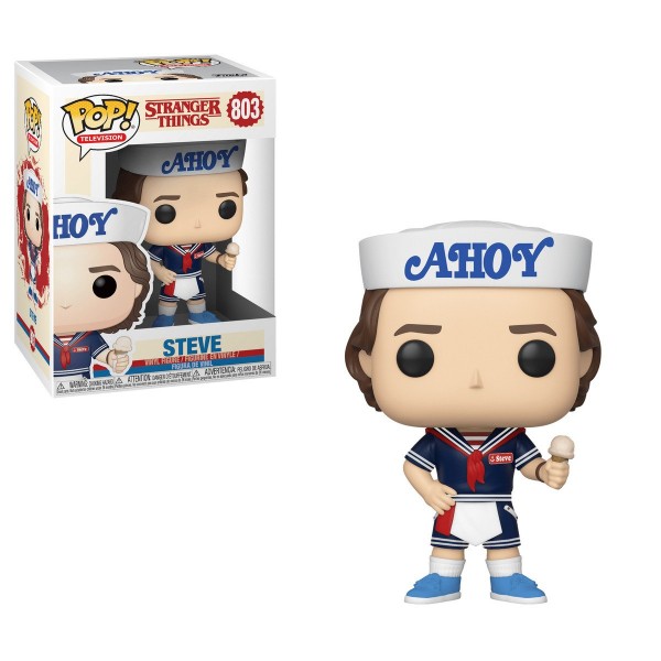

Фигурка Funko POP! Stranger Things - Steve w/Hat and Ice Cream Vinyl Figure, 38535, 10см