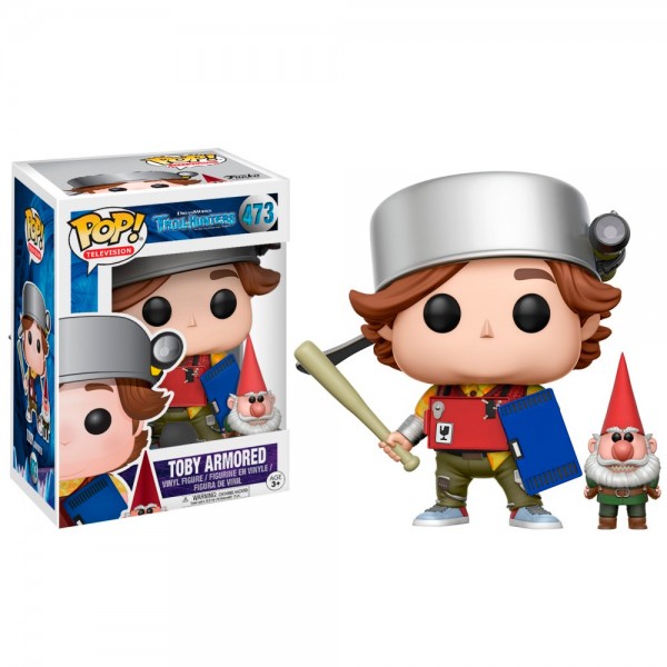 

Фигурка Funko POP! Trollhunters - Toby Armored Exclusive Vinyl Figure, 14398, 10см