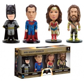 

Фигурка Funko Wacky Wobbler Mini 4-Pack: DC: BvS Batman vs Superman, FK7278, 10см