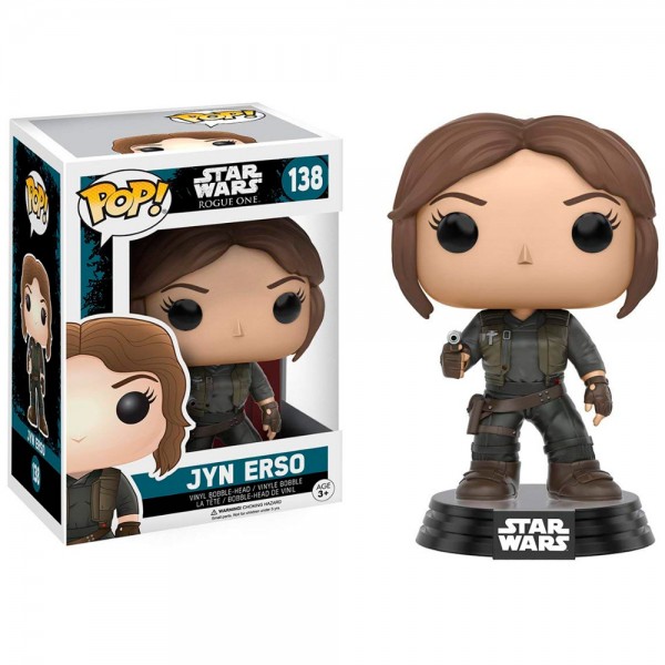 

Фигурка Funko POP! Bobble: Star Wars: Rogue One: Jyn Erso, 10449, 10 см