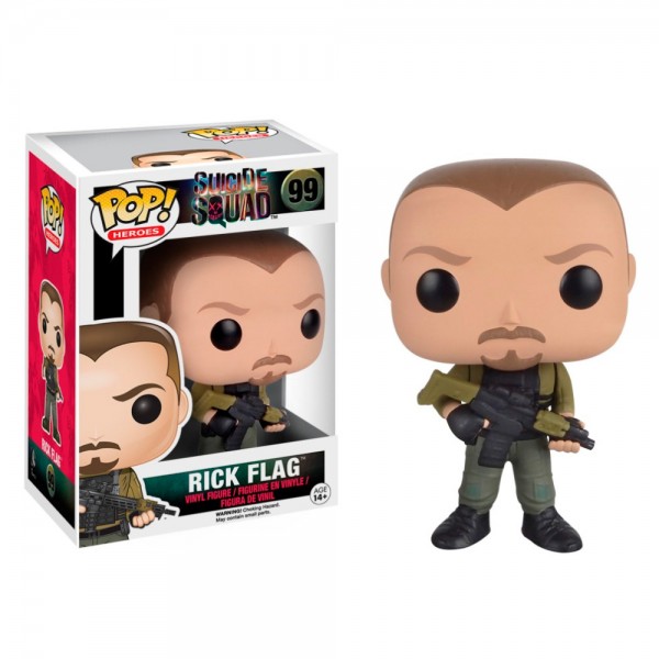 

Фигурка Funko POP! Movies Suicide Squad - Rick Flag Vinyl Figure, 8404, 10см