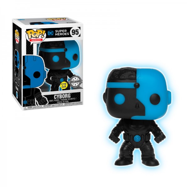 

Фигурка Funko POP! Justice League: Cyborg Silhouette Glow in the Dark Vinyl Figure, 24744, 10см