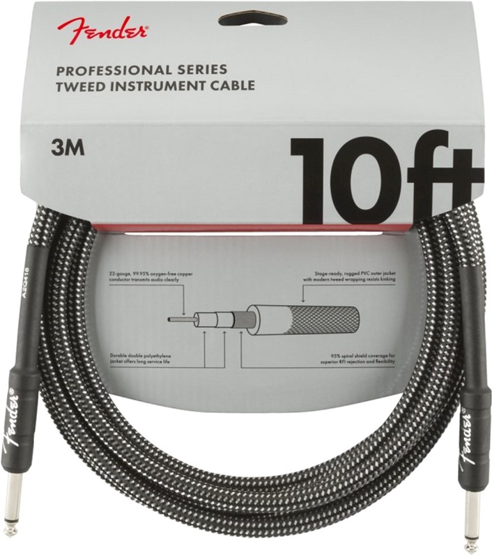 

Инструментальный кабель Fender Cable Professional Series 10 ft 3 м Grey (228461)