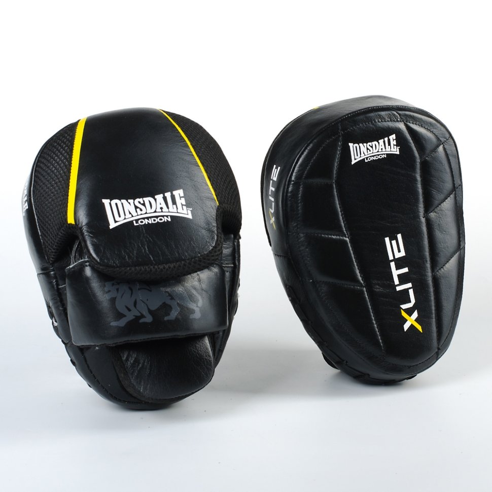 

Лапа Изогнутая (2шт) кожаная Lonsdale X-Lite VL-8339 р-р 23x18x5