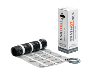 

GrayHot 345 Вт (2,3 м2) тонкий мат, теплый пол под плитку