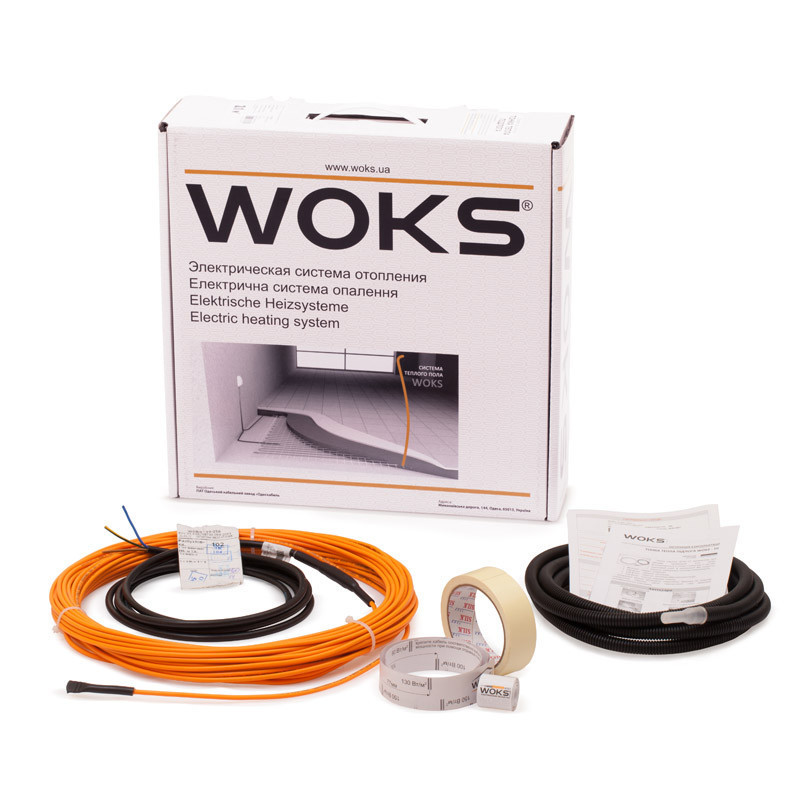 

Кабель для теплого пола под плитку Woks-10 990 Вт (6,7-7,7 м2)