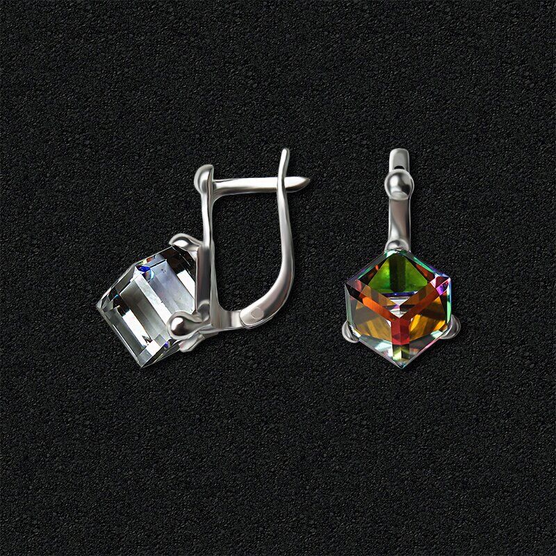 

Серебряные серьги Swarovski 2133-бен