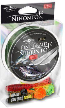 

Шнур Mikado Nihonto Fine Braid 150 м 0.08 мм 4.95 кг Green (Z19G-008)