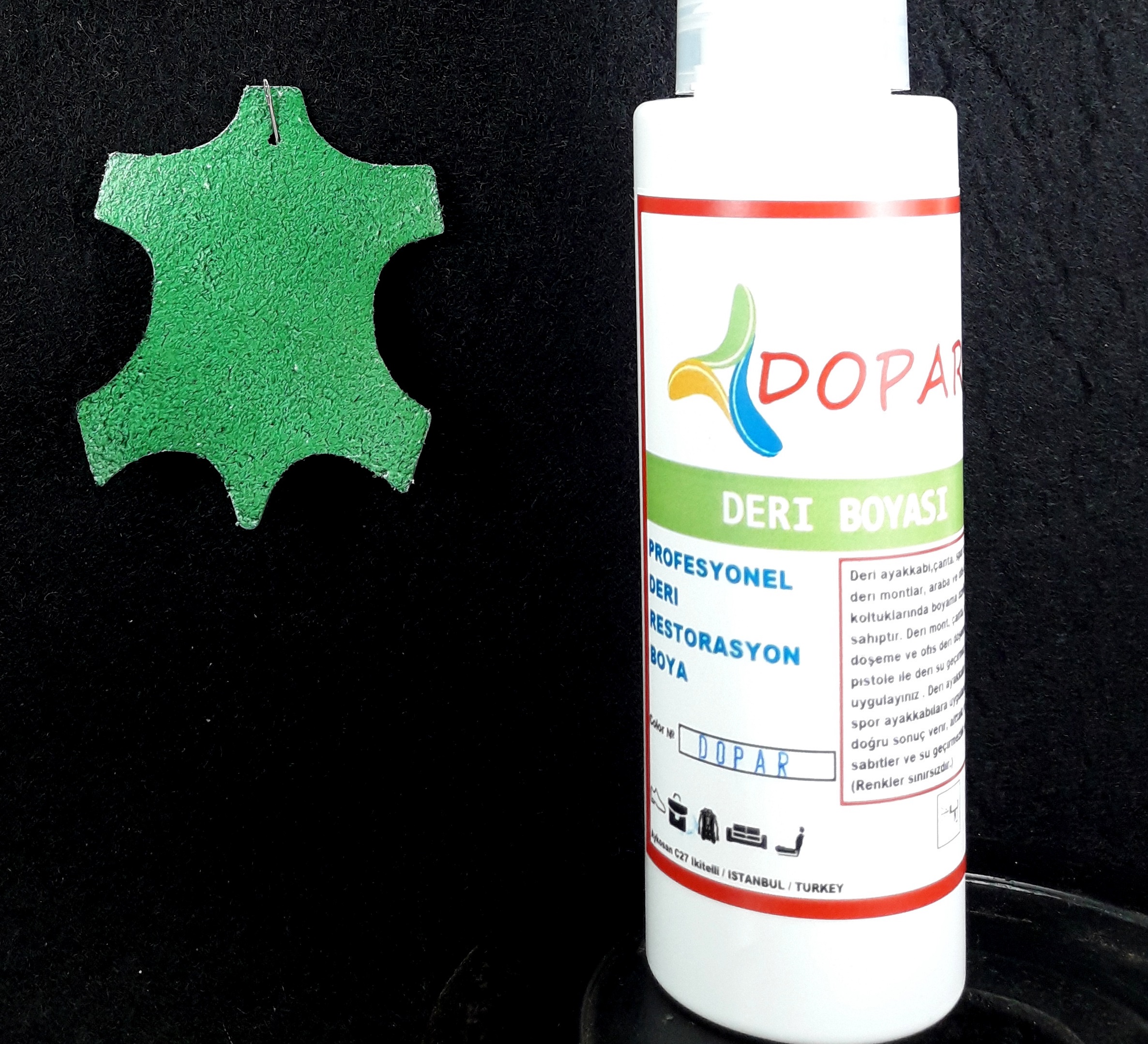 

Краска для замши велюра нубука Dopar Зеленый