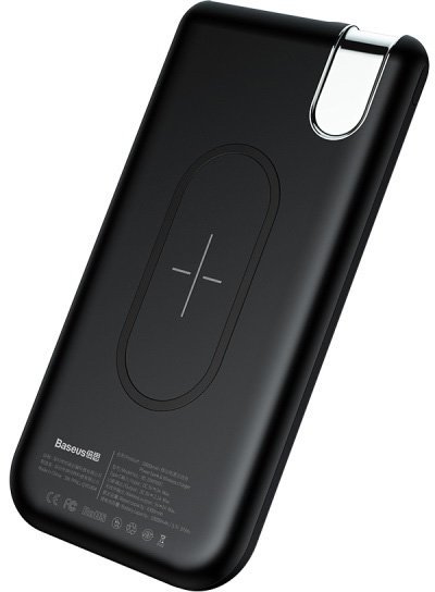 

Портативный аккумулятор Baseus Thin Version Power Bank 10000mAh Wireless Charger Black (PPALL-QY01) черный