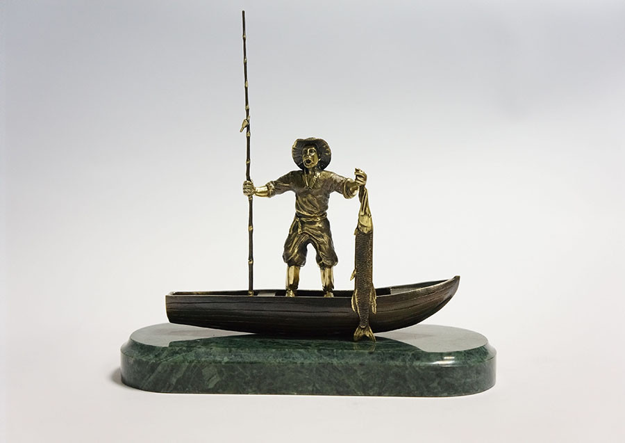 

Статуэтка бронзовая Art Studio Kupina Рыбак 17 см